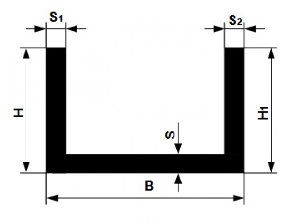 Швеллер Шв. 10х22х10х1,5